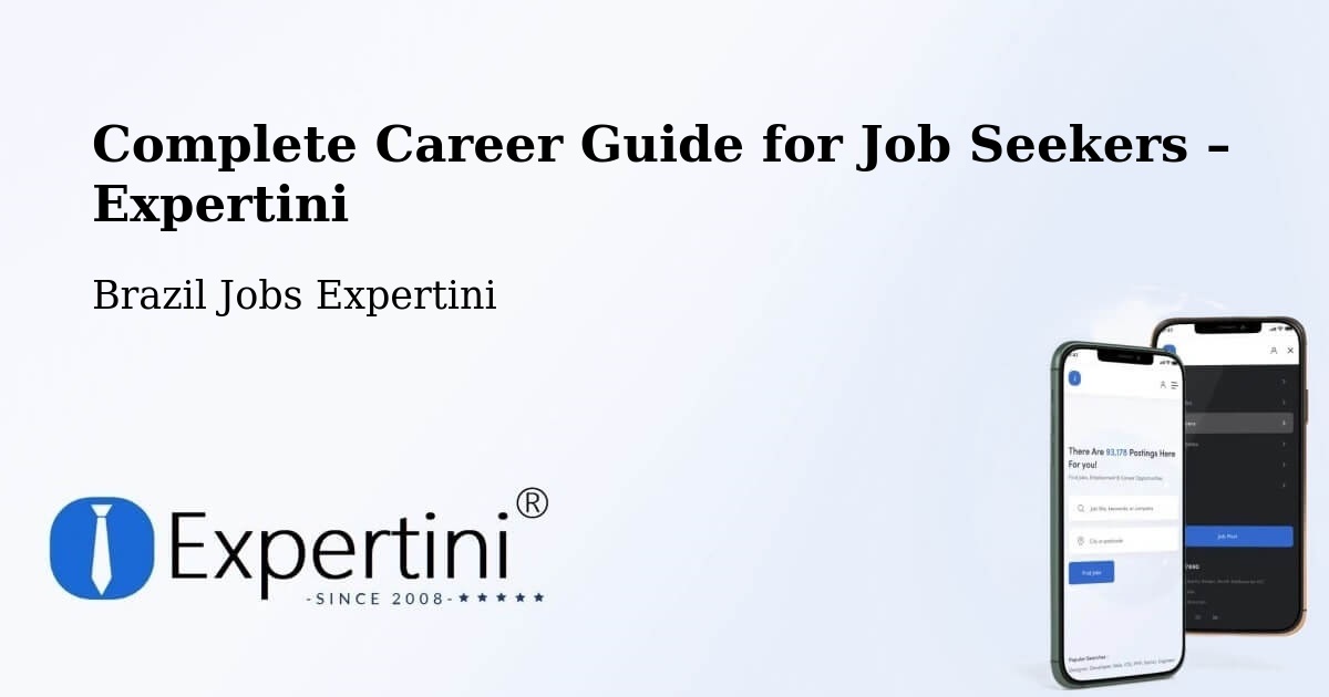 Career Guide for Job Seekers – Capela Nova - Capela Nova, Brazil Jobs Expertini
